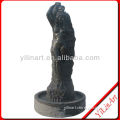 Black Marble decorative water fountain With Statues